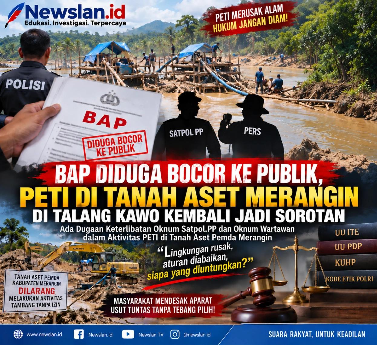BAP DIDUGA BOCOR KE PUBLIK, PETI DI TANAH ASET MERANGIN DI TALANG KAWO KEMBALI JADI SOROTAN