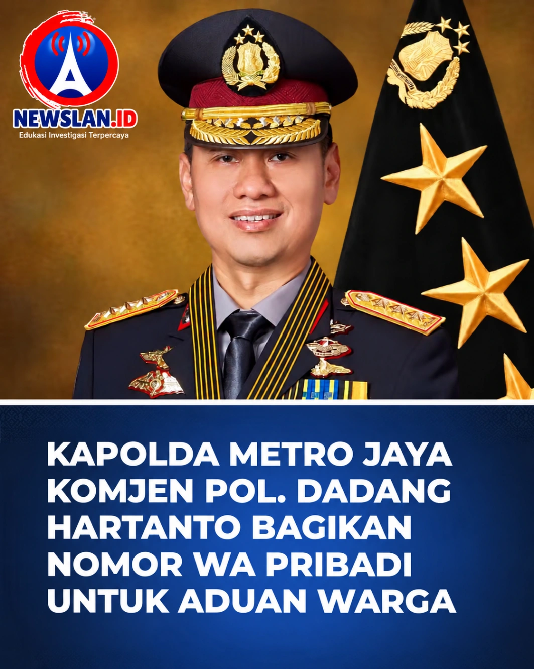 KAPOLDA METRO JAYA BAGIKAN NOMOR WHATSAPP PRIBADI, BUKTI NYATA POLISI BERSAMA RAKYAT