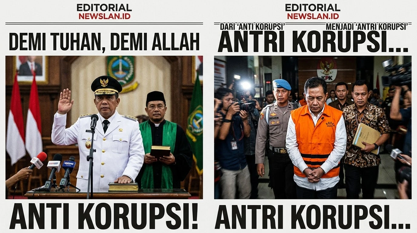 Dari "Anti Korupsi" Menjadi "Antri Korupsi": Ironi Anggaran Daerah dan Sumpah Jabatan yang Tergadaikan