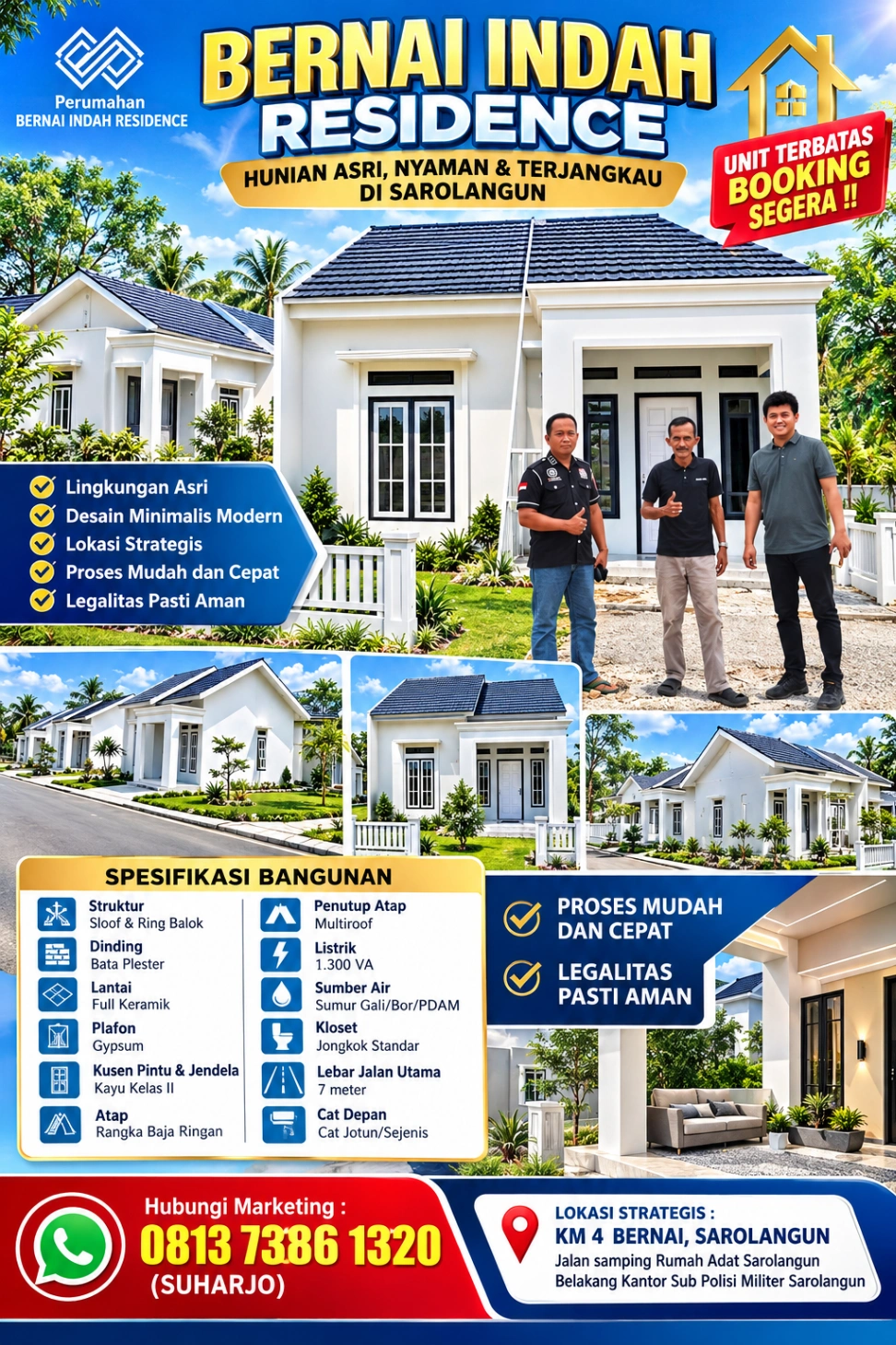 BERNAI INDAH RESIDENCE HADIRKAN HUNIAN MODERN DAN NYAMAN DI SAROLANGUN, UNIT TERBATAS — BOOKING SEKARANG!