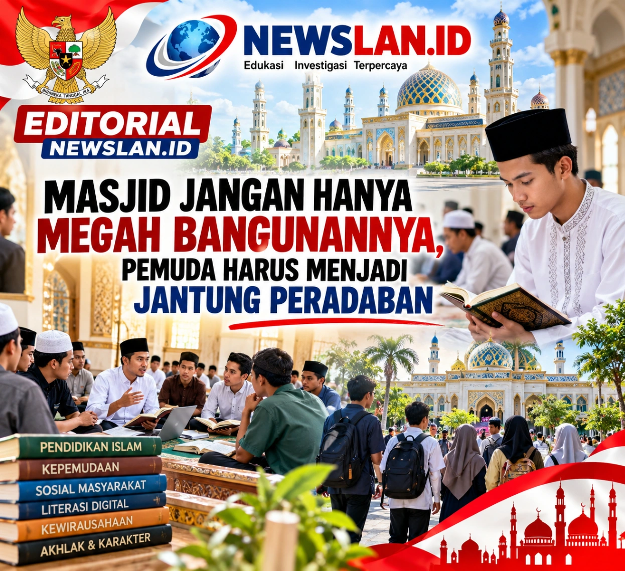 Masjid Jangan Hanya Megah Bangunannya, Pemuda Harus Menjadi Jantung Peradaban