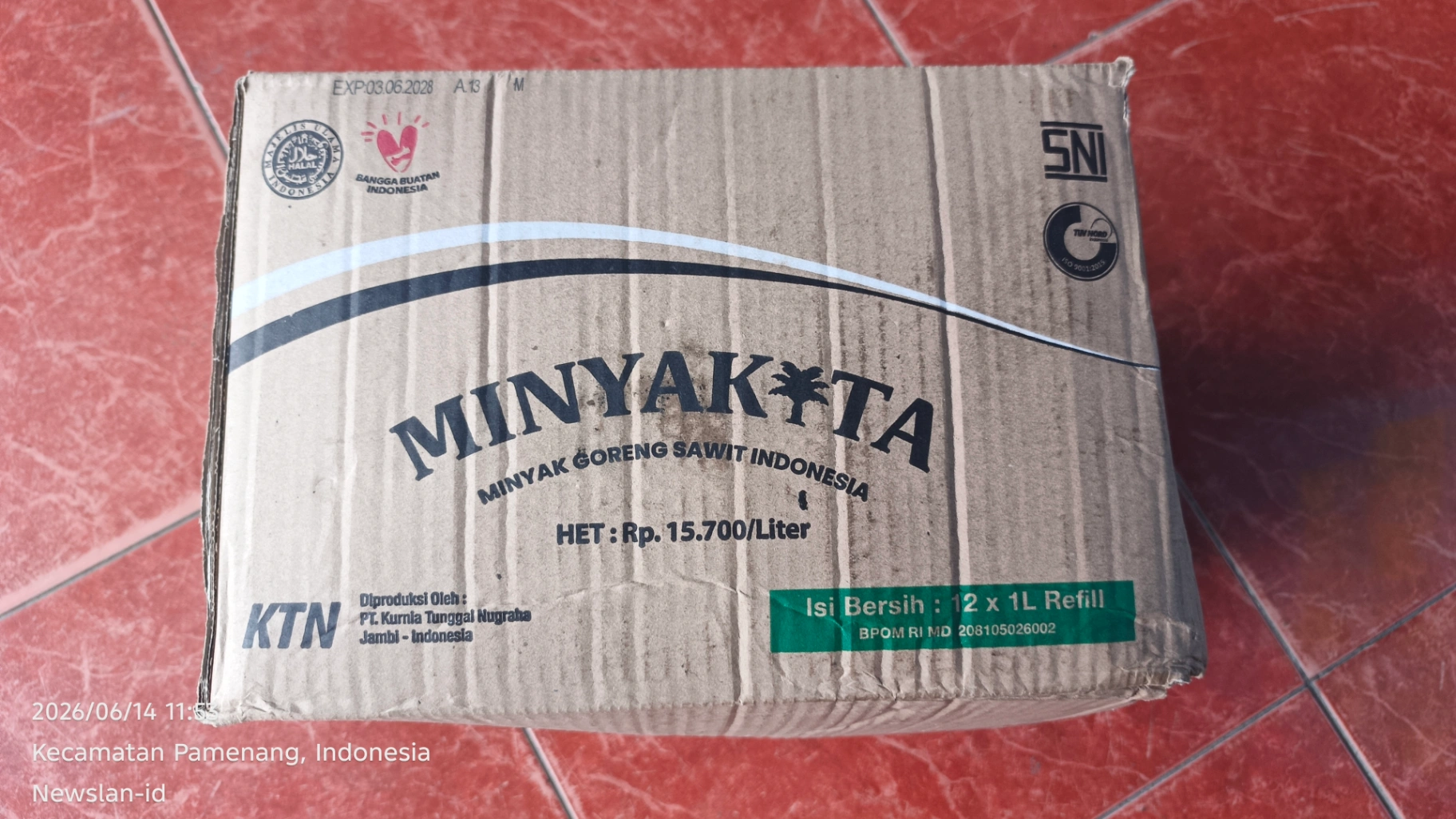 VIRAL! MINYAKITA SUBSIDI DIJUAL RP22 RIBU/LITER DI PASAR PAMENANG MERANGIN