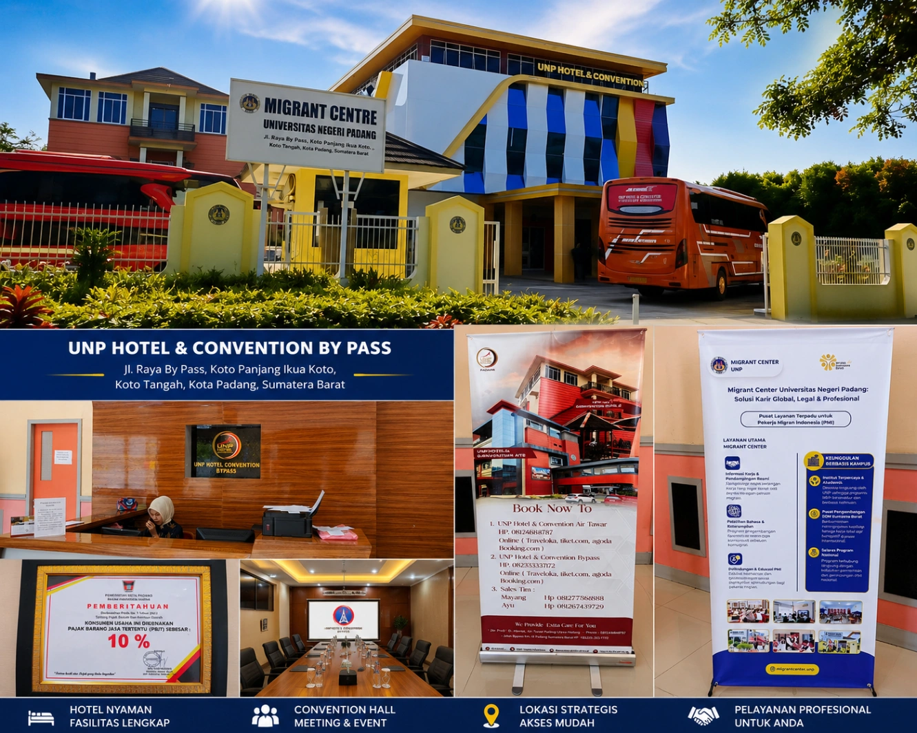 UNP Hotel & Convention dan Migrant Center UNP Perkuat Pengembangan SDM Unggul di Sumatera Barat