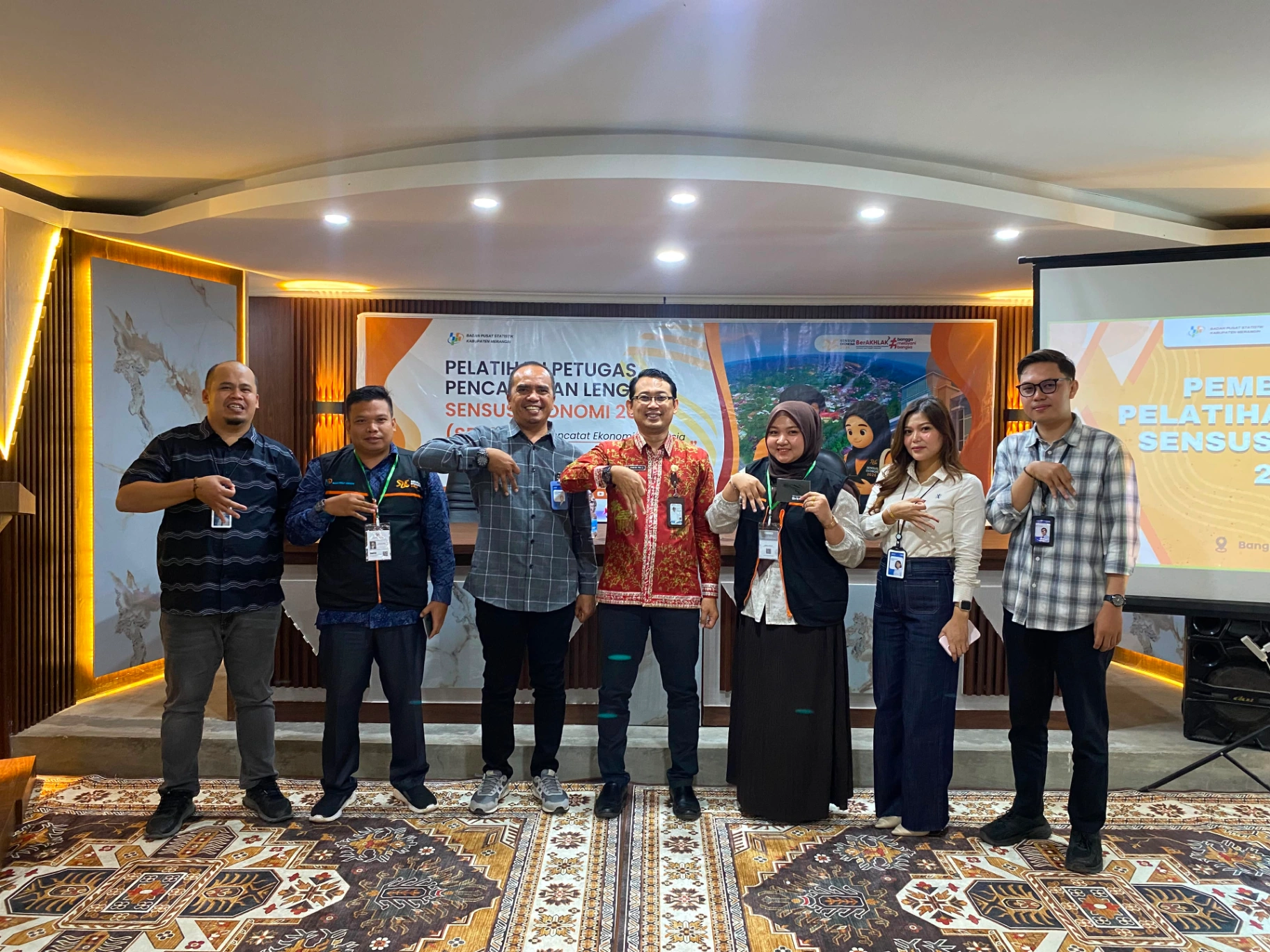 Sukseskan Sensus Ekonomi, BPS Kabupaten Merangin Perkuat Sinergi Finansial Bersama BRI Cabang Bangko