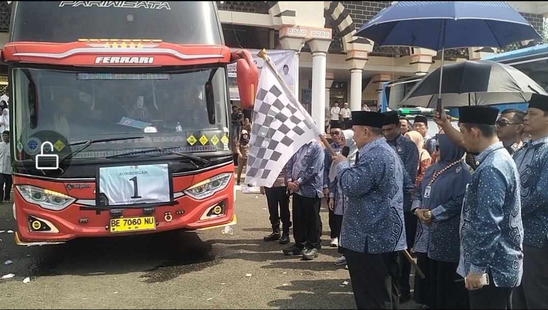 249 Jamaah Haji Tanggamus Resmi Dilepas Menuju Tanah Suci