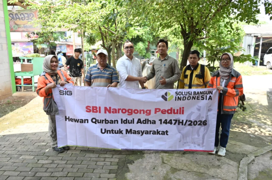 Perkuat Kebersamaan di Iduladha 1447 H, Solusi Bangun Indonesia Salurkan 27 Hewan Kurban