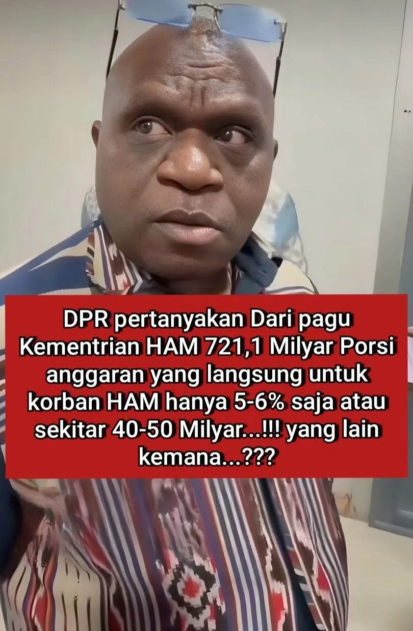 VIRAL! RAPAT DPR BONGKAR ANGGARAN KEMENTERIAN HAM 2027: DARI RP728 MILIAR, CUMA 5% BUAT KORBAN