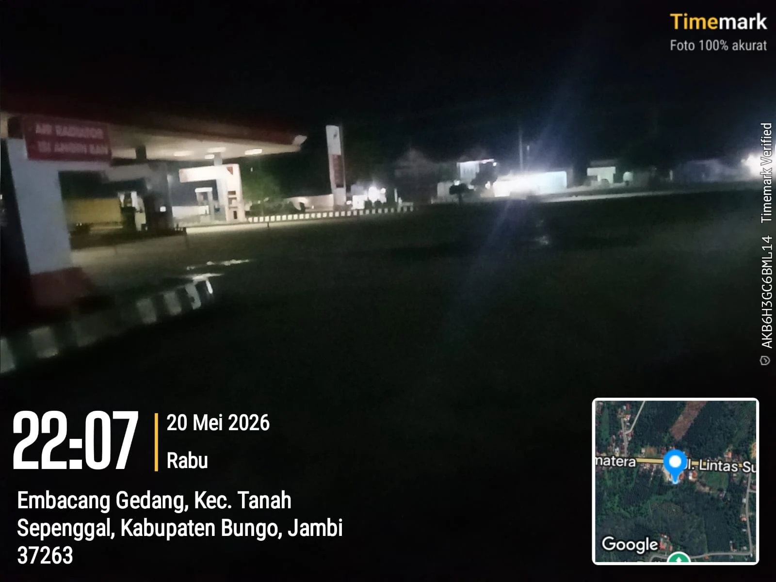 Polsek Tanah Sepenggal Lintas Tertibkan Mafia Pelansir BBM di SPBU Simpang Somel