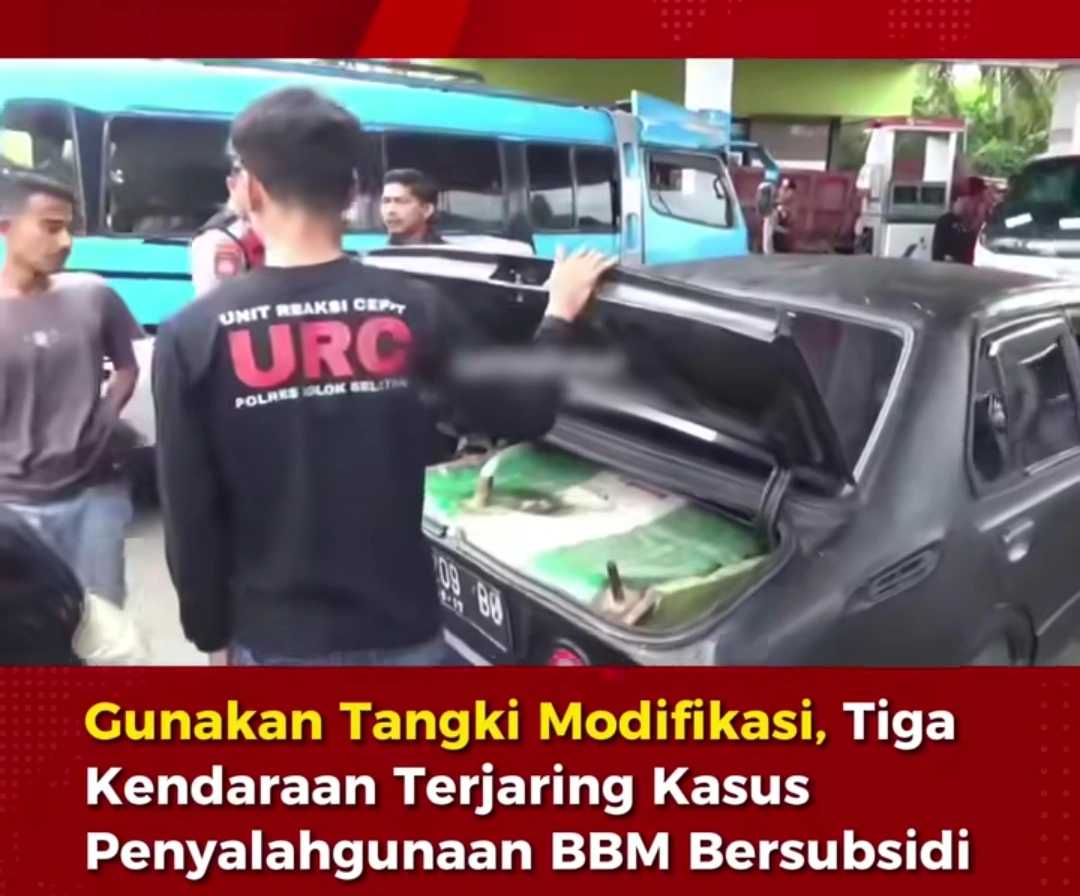 Bukan Dugaan Lagi, Tiga Mobil Modifikasi Penglangsir BBM Subsidi Ditangkap Tangan di Solok Selatan