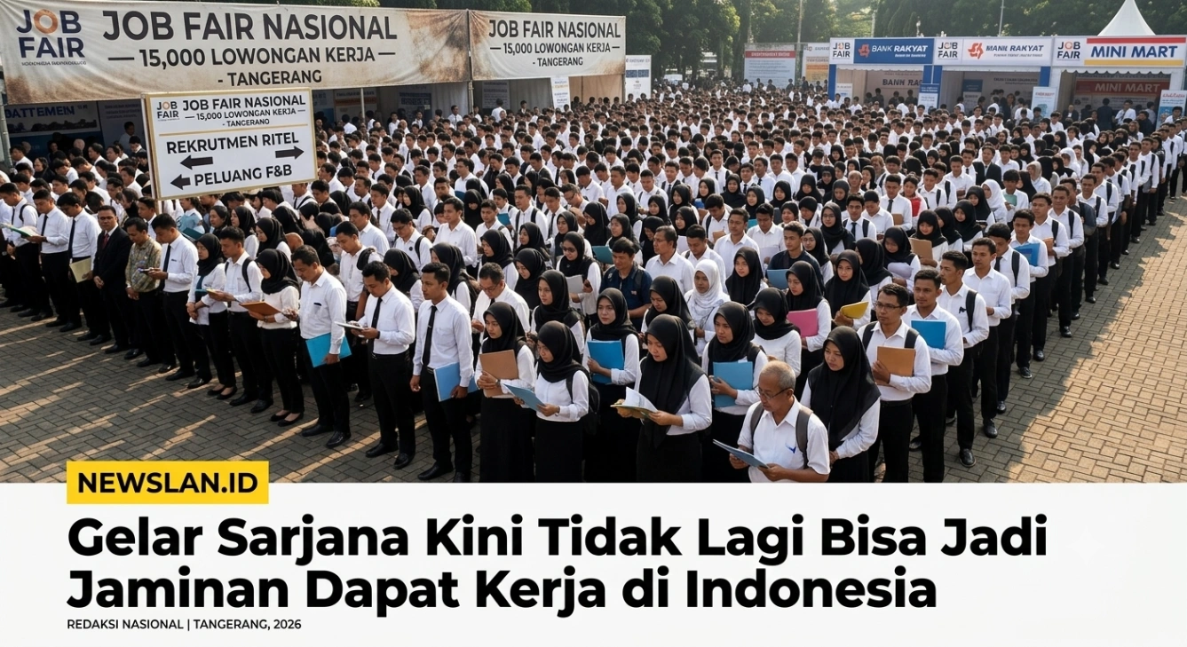 Gelar Sarjana Kini Tidak Bisa Jadi Jaminan Dapat Kerja Di Indonesia