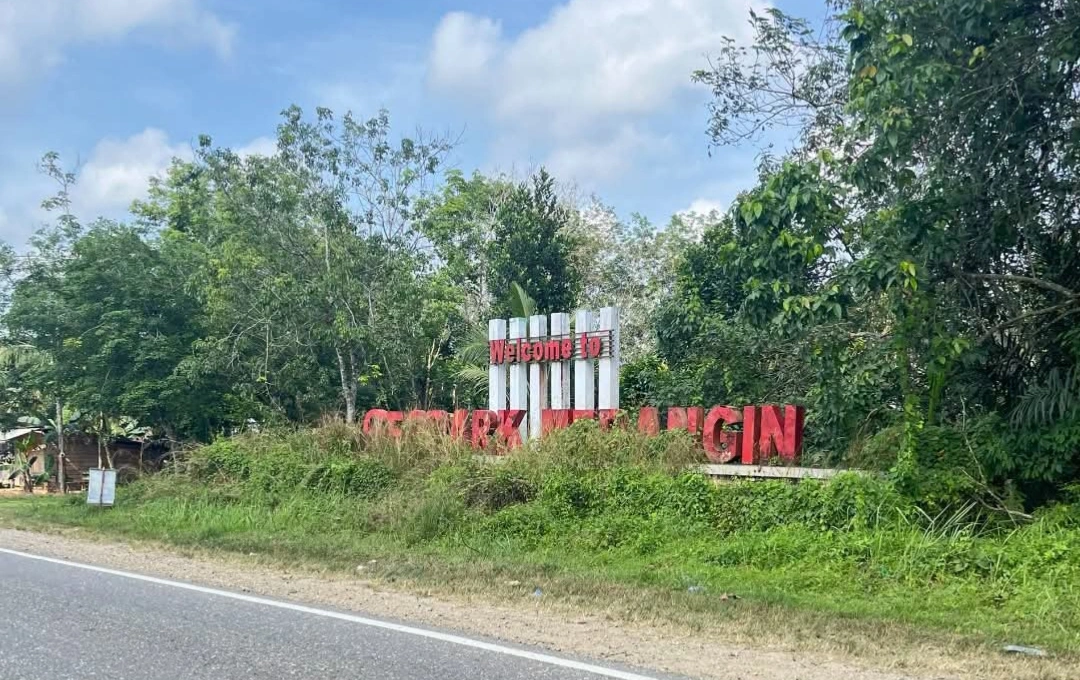 Sambut Kunjungan UNESCO, Tulisan 'Welcome to Geopark Merangin' Malah Mirip Semak Belukar