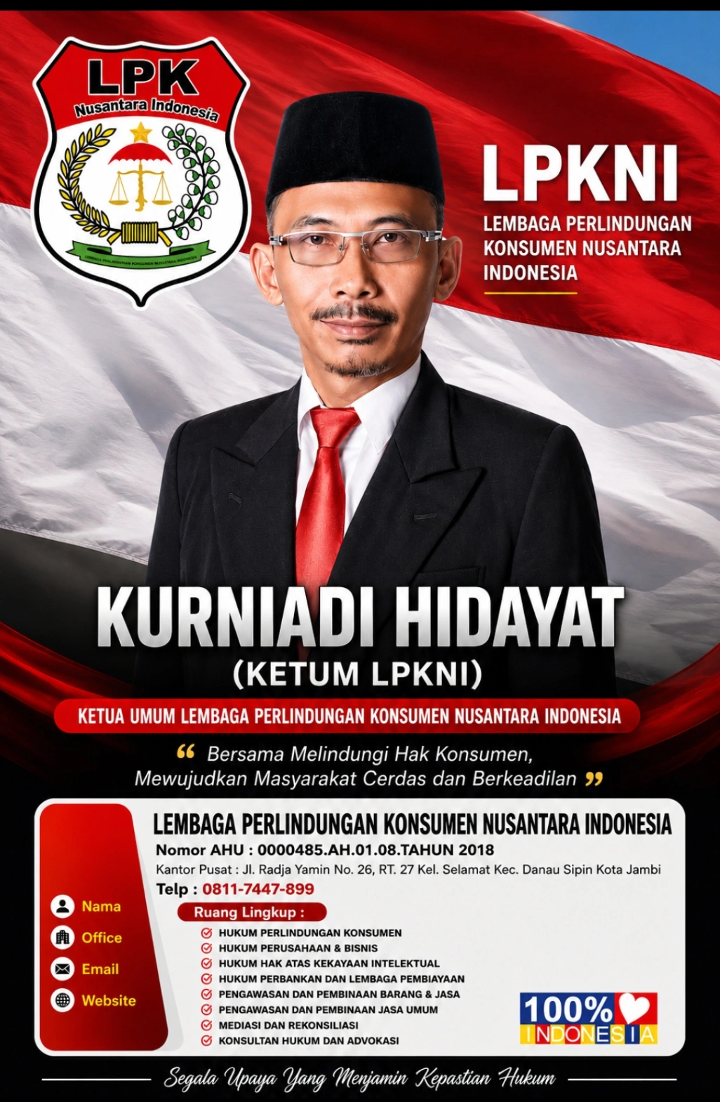 Ketua Umum LPKNI: Dana Kesehatan dan Pendidikan Harus Tetap Menjadi Prioritas, Program MBG dan Koperasi Merah Putih Jangan Mengorbankan Kebutuhan Dasar Rakyat