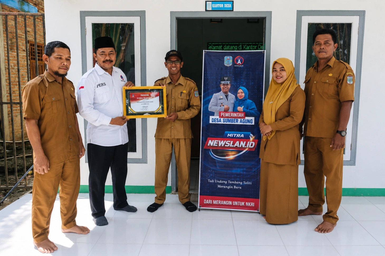 Kemitraan Antara Pemdes Sumber Agung dan Newslan.id Ini Diharapkan Dapat Terus Berlanjut dan Menjadi Role Model Bagi Tata Kelola Pemerintahan Desa Lainnya 