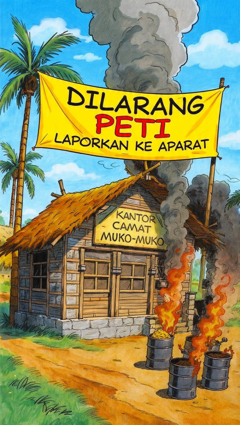 Diduga Ada Aktivitas PETI dan Penampungan Emas Ilegal di Belakang Kantor Camat Muko-Muko Bungo, Warga Desak Aparat Bertindak
